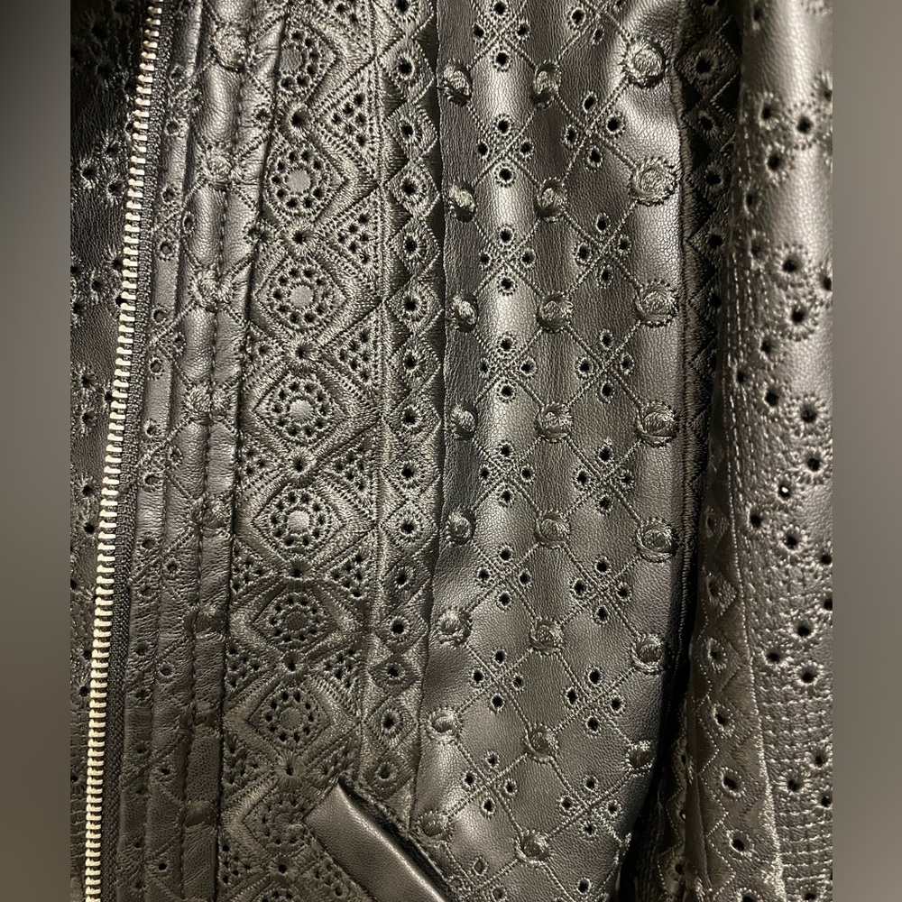 By Anthropologie Faux Leather
Eyelet Jacket - Picture 10 of 11